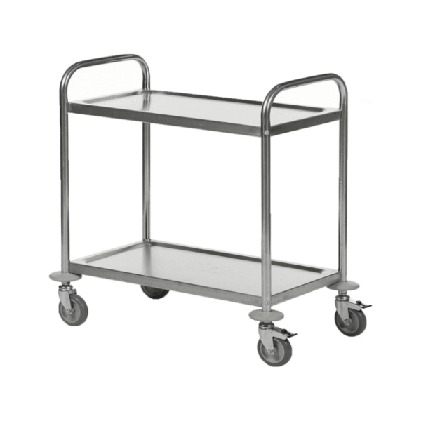 Stainless Steel Service Trolley 2 Level