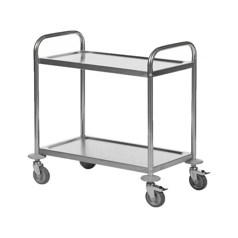 Stainless Steel Service Trolley 2 Level